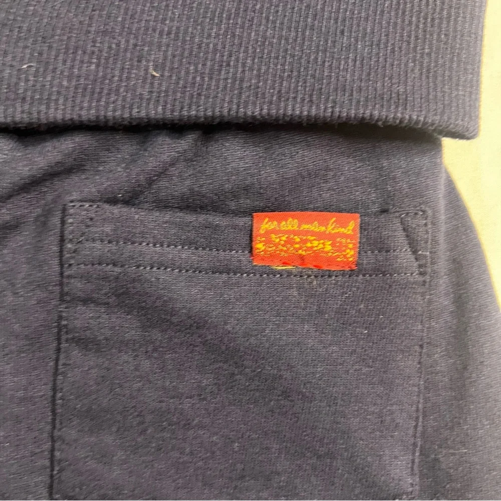 NWT 7 For All Mankind Toddler Tracksuit Set 2T Dark Denim Indigo Hoodie Joggers